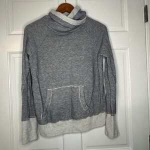 Abercrombie & Fitch Cowl Neck Sweatshirt with Front Pocket - size S small